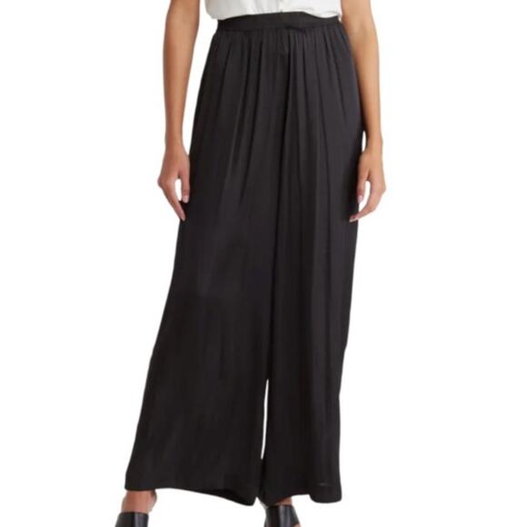 Philosophy Woman Black Wide Leg Pull-On Pants Size 1X - Picture 1 of 7